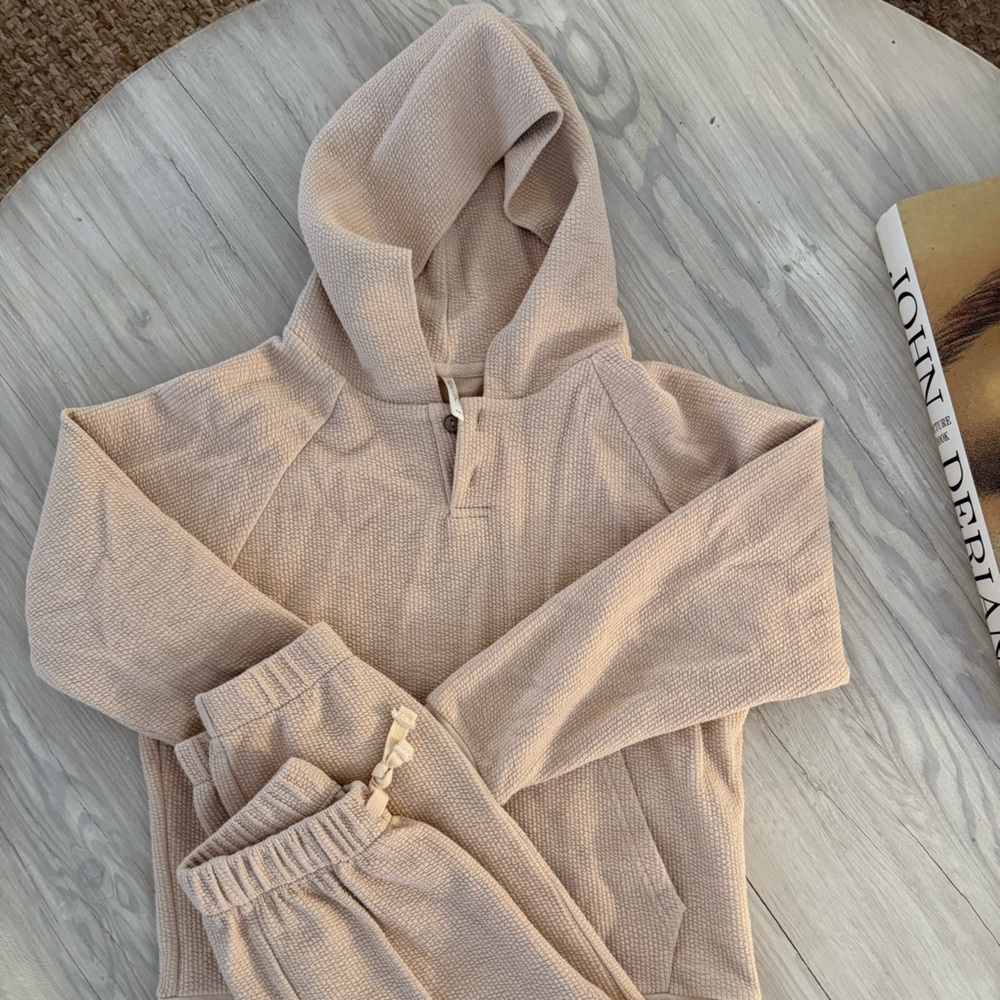 Rylee + Cru Textured Cream Loungewear